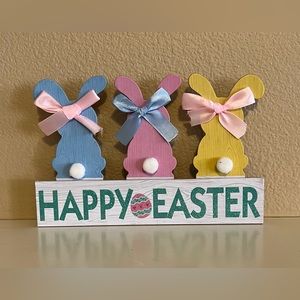 Easter bunny tabletop decor